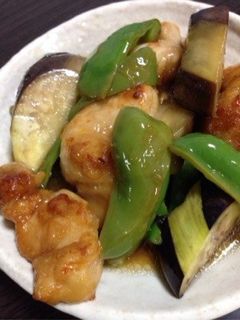 鶏肉となすのさっぱり焼き煮-レシピのメイン写真
