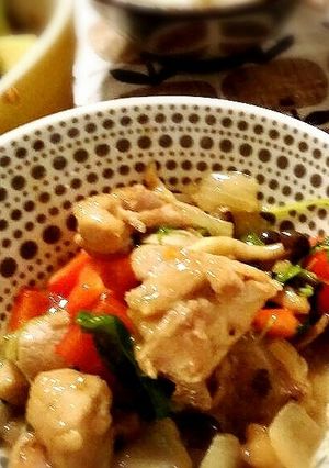 ピーナッツクリームで鶏肉のエスニック炒め-レシピのメイン写真