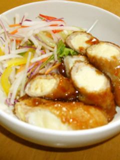 厚揚げの肉巻き焼き-レシピのメイン写真