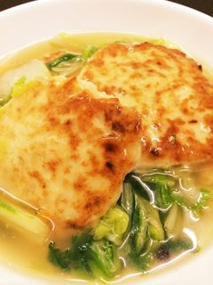 豆腐ハンバーグ〜白菜あんかけ〜-レシピのメイン写真