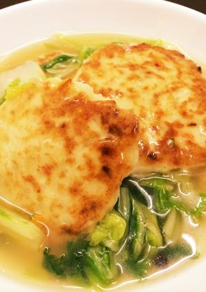 豆腐ハンバーグ〜白菜あんかけ〜-レシピのメイン写真