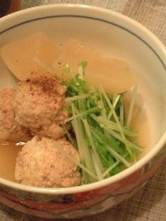 鶏だんごと大根の煮込み-レシピのメイン写真