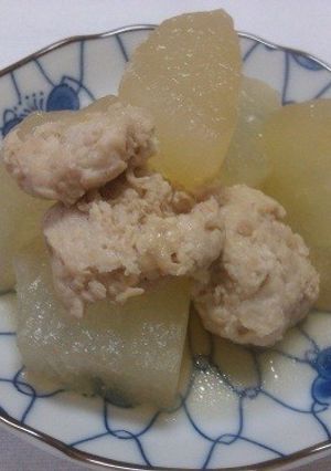 鶏団子と冬瓜の煮物-レシピのメイン写真