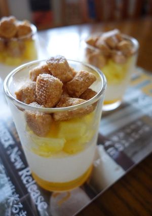 パイナップルとサワークリームのヴェリーヌ-レシピのメイン写真