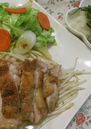 ☆チキンの野菜たっぷり　ポン酢ダレ☆-レシピのメイン写真