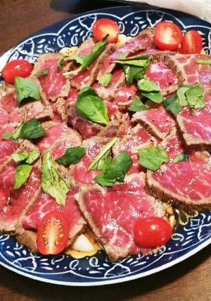 牛モモ肉のたたき-レシピのメイン写真