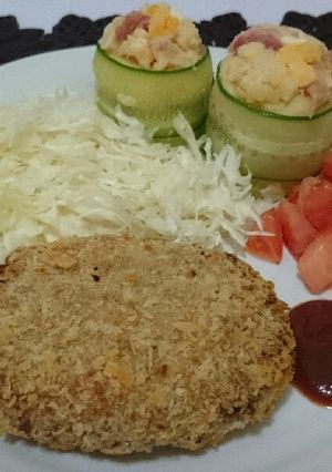 ポテトサラダの可愛い盛付け☆-レシピのメイン写真