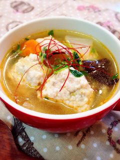 カロリーダウン♬もやし団子のご馳走スープ-レシピのメイン写真