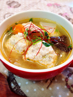 カロリーダウン♬もやし団子のご馳走スープ-レシピのメイン写真