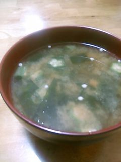 オクラの味噌汁-レシピのメイン写真