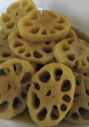 シャッキリ☆れんこんの煮物-レシピのメイン写真
