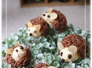 かわいい♥はりねずみココナッツクッキー-レシピのメイン写真