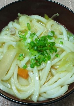 みんなで食べよ♪豚汁うどん-レシピのメイン写真