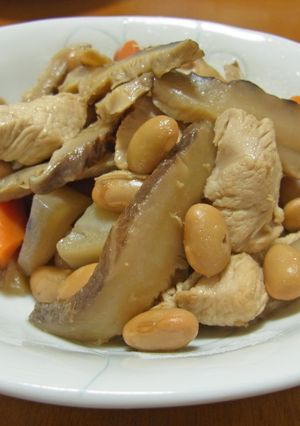 レンコンと大豆の五目煮-レシピのメイン写真