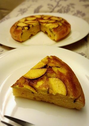 ホットケーキmixでおさつケーキ-レシピのメイン写真