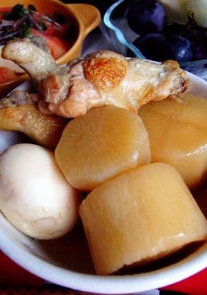 大根と手羽元の煮物。(薄味)-レシピのメイン写真