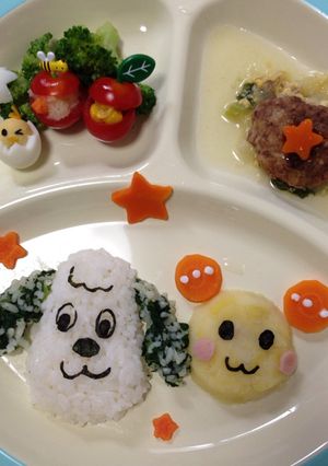1歳の誕生日にプレートランチ-レシピのメイン写真