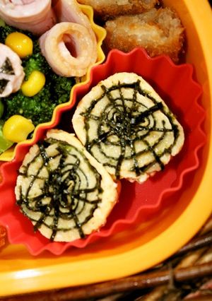 ハロウィン弁当にも♥蜘蛛の巣の卵焼き-レシピのメイン写真