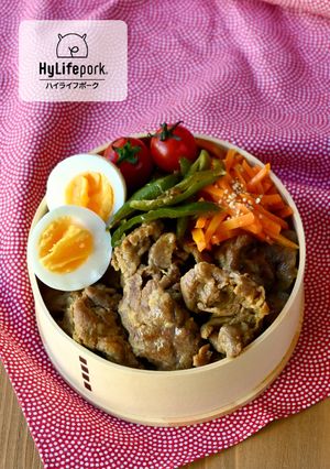 4品同時調理！楽ちんポーク弁当-レシピのメイン写真