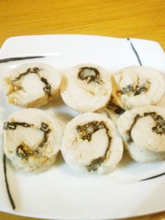 海苔明太マヨチーズのササミ巻き-レシピのメイン写真