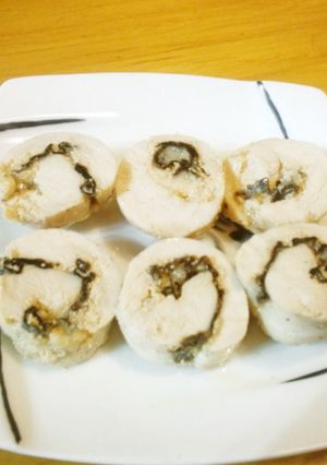 海苔明太マヨチーズのササミ巻き-レシピのメイン写真