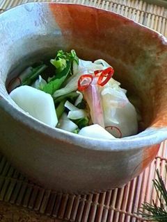 蕪とミョウガの漬け物-レシピのメイン写真