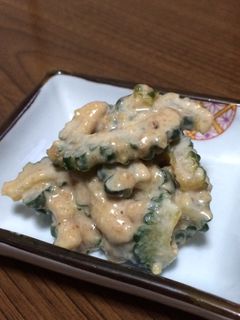 ゴーヤのクルミ味噌和え-レシピのメイン写真