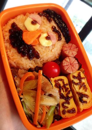 ギャルママのキャラ弁☆Mr.ポテトヘッド-レシピのメイン写真