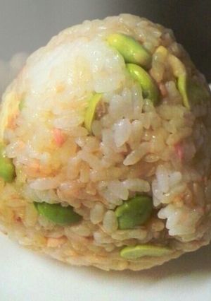 鮭&枝豆&チーズおにぎり-レシピのメイン写真