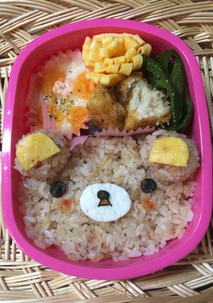 簡単！詰めるだけキャラ弁☆リラックマ-レシピのメイン写真
