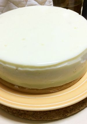 レアメロンヨーグルトムースケーキ。-レシピのメイン写真