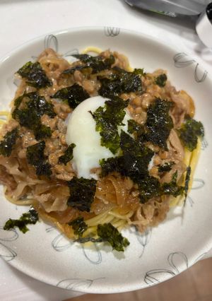 納豆パスタ-レシピのメイン写真