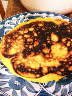 かぼちゃスープの余りでパンケーキ-レシピのメイン写真