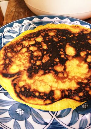 かぼちゃスープの余りでパンケーキ-レシピのメイン写真
