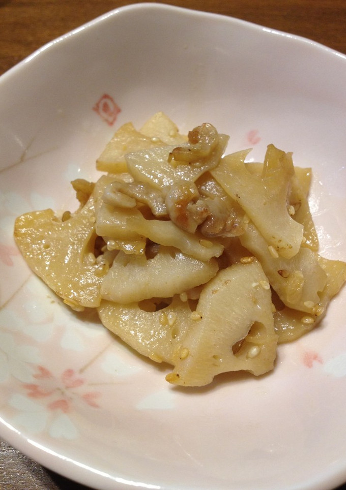 《簡単♪小鉢》鶏皮と蓮根のきんぴら-レシピのメイン写真