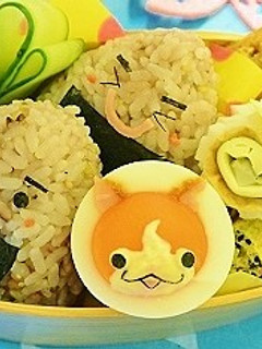 妖怪ウォッチジバニャンゆで卵♪-レシピのメイン写真