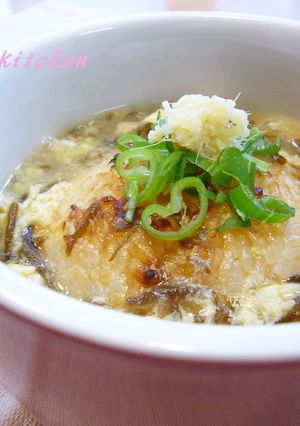 もずくのとろ～りおこげスープ-レシピのメイン写真