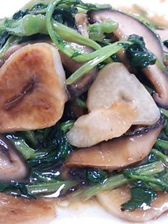 大根菜と椎茸のオイスター炒め-レシピのメイン写真
