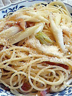 長ねぎとベーコンのぺペロンチーノ-レシピのメイン写真