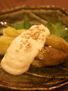 焼きナスの豆腐ソース-レシピのメイン写真