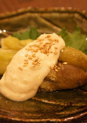 焼きナスの豆腐ソース-レシピのメイン写真
