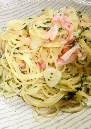 かにかまと大葉のお手軽パスタ-レシピのメイン写真