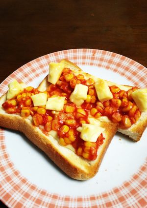 朝食に！！ダブルチーズコーントースト-レシピのメイン写真