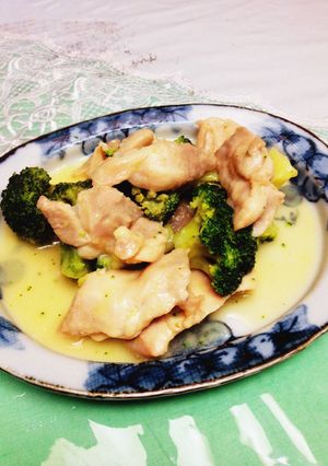 鶏肉とブロッコリーのしょうがみそだれ-レシピのメイン写真