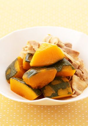 かぼちゃと豚ばら肉の煮物-レシピのメイン写真