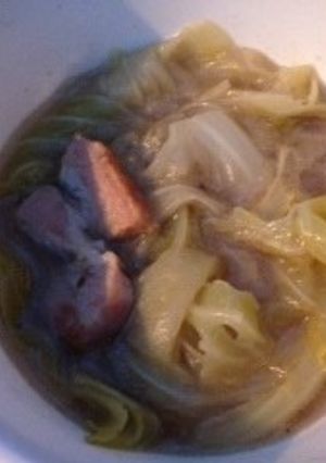 キャンプでスープ-レシピのメイン写真