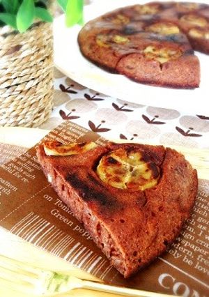 フライパンで☆簡単チョコバナナパンケーキ-レシピのメイン写真
