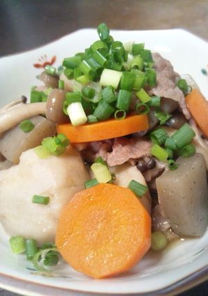 薄味で美味しい根菜の煮物♪いもこ煮-レシピのメイン写真