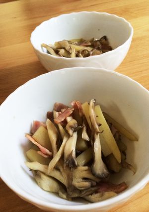 簡単！すぐ出来☆ジャガイモと舞茸の炒め物-レシピのメイン写真