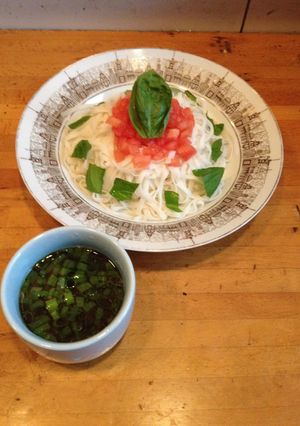 タイ風バジルトマトつけ麺-レシピのメイン写真